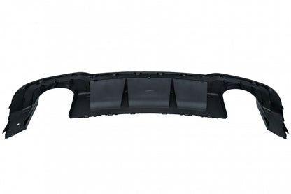Rear Bumper Valance Diffuser with Spoiler Lip Audi A3 8V Facelift (2017-2019) Sedan Cabrio RS3 S-line Piano Black
