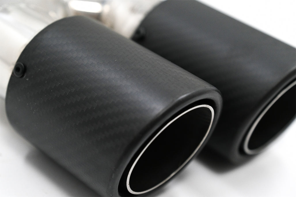 Rear Bumper for BMW 3 Series E46 Sedan (1998–2004) M-Technik Design with Carbon Exhaust Tip