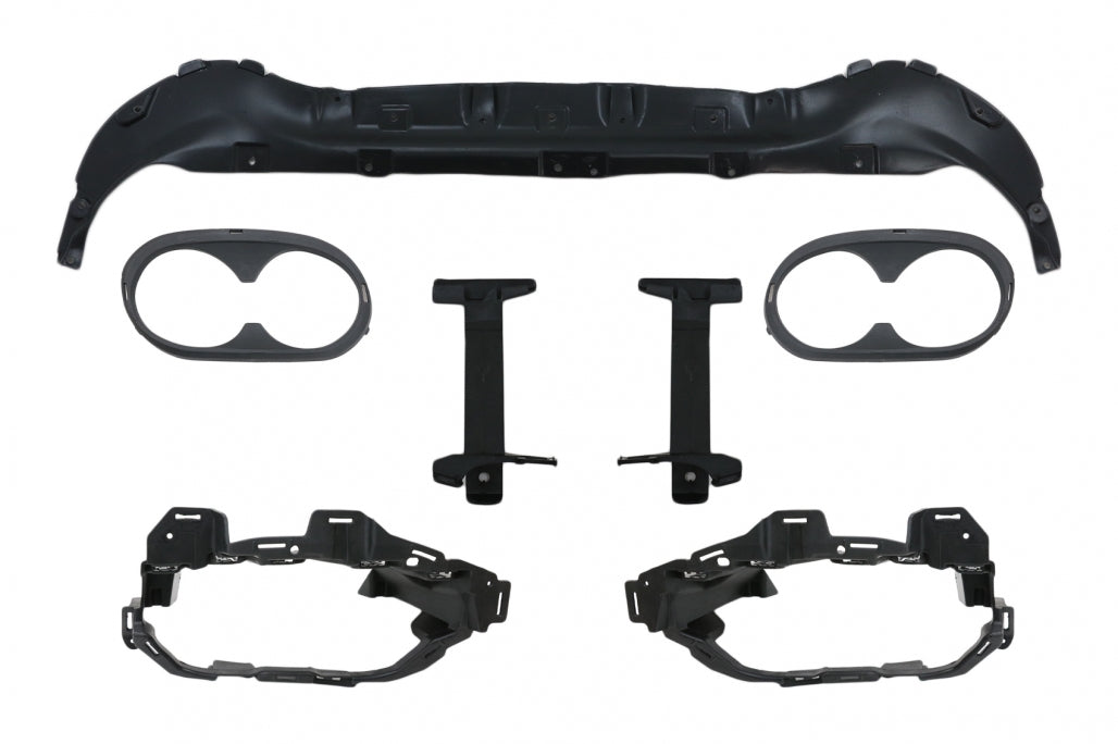 Rear Diffuser 45 S Design with Chrome Exhaust Tips for Mercedes GLB X247 SUV (2020–Up)