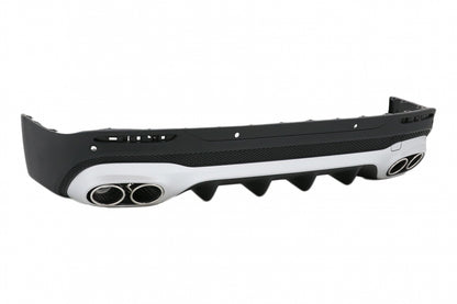 Rear Diffuser 45 S Design with Chrome Exhaust Tips for Mercedes GLB X247 SUV (2020–Up)