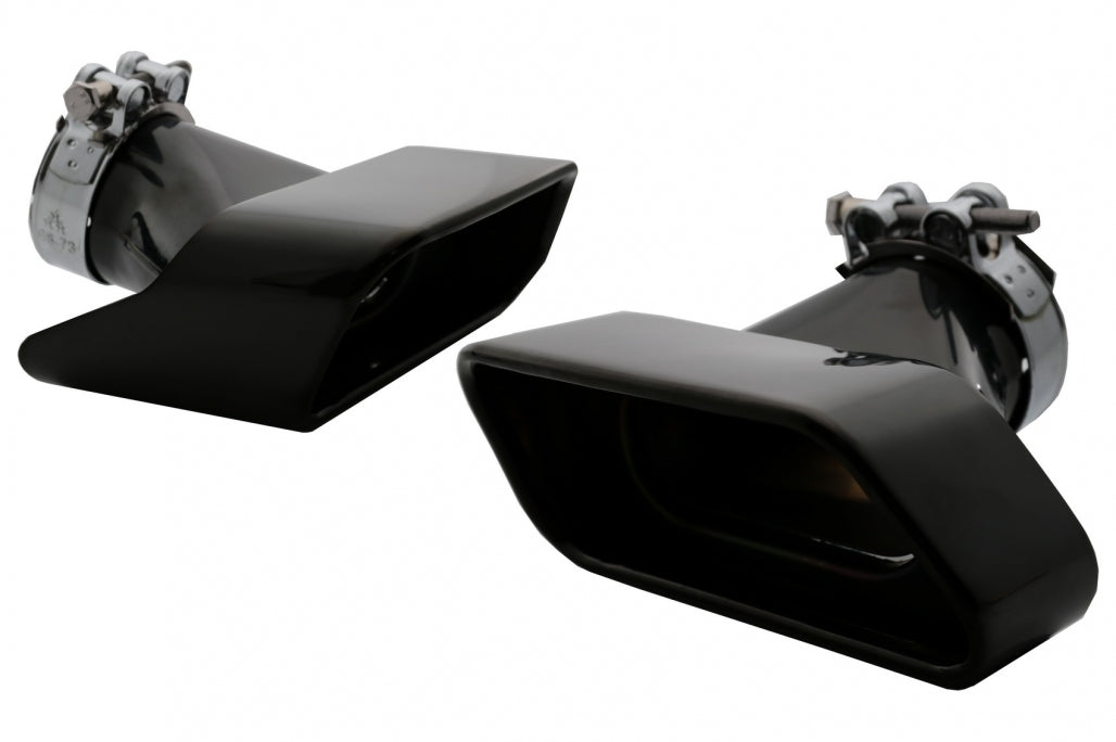Rear Diffuser 550i Design Double Outlet with Square Exhaust Tips for BMW 5 Series F10 F11 (2011–2017)