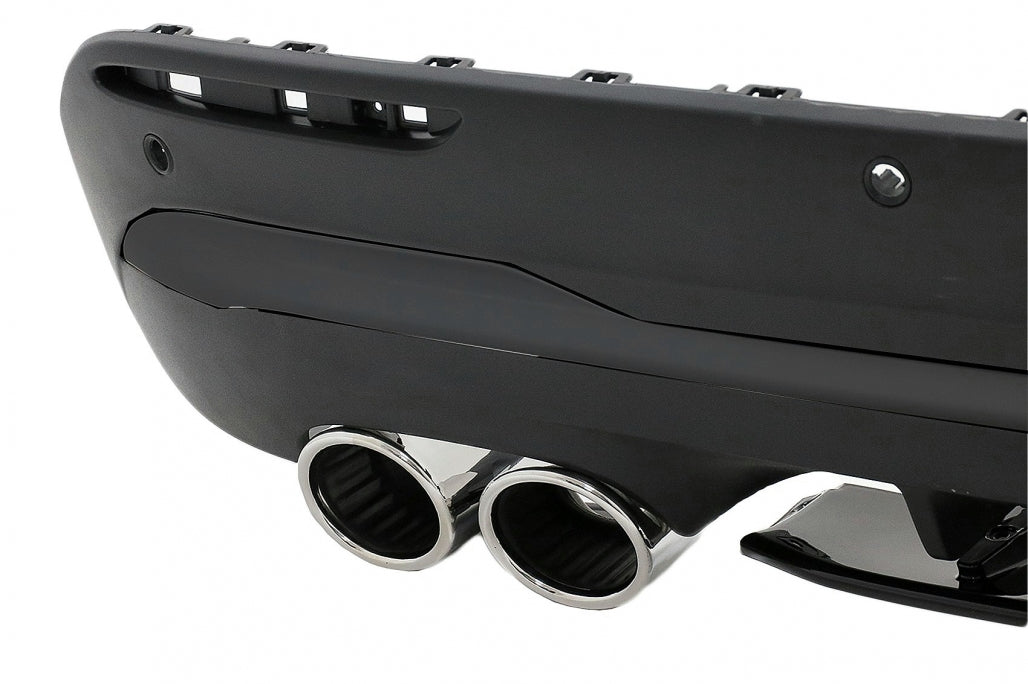 Rear Diffuser Aero 45S Design with Chrome Exhaust Tips for Mercedes GLA SUV H247 Sport Line (2020–Up)