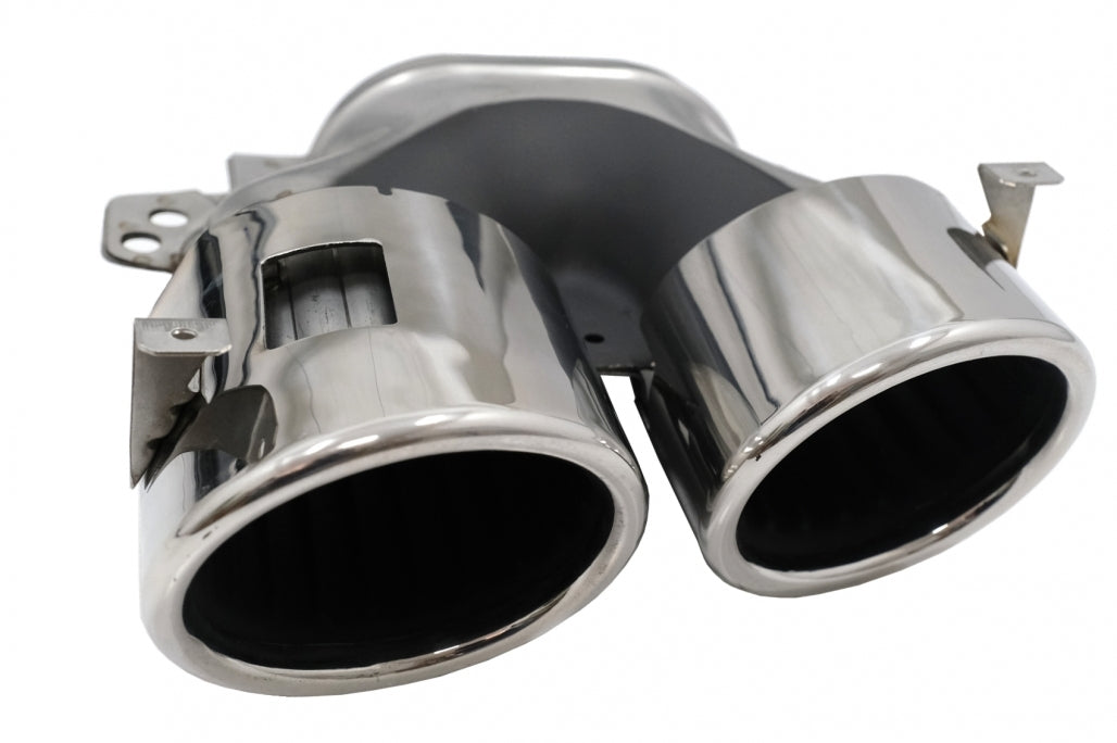 Rear Diffuser Aero 45S Design with Chrome Exhaust Tips for Mercedes GLA SUV H247 Sport Line (2020–Up)