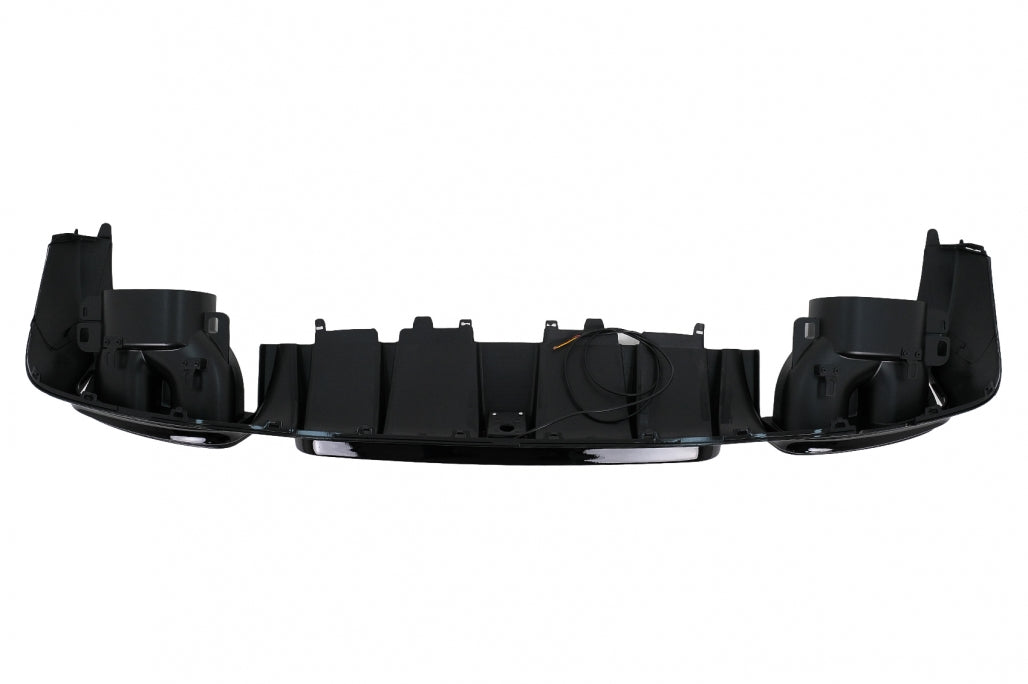 Rear Diffuser B Design Piano Black for Mercedes E-Class W213 Sport Line (2016–2019)