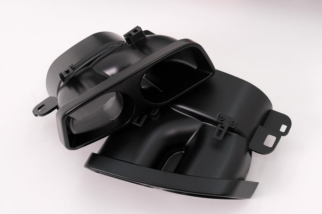 Rear Diffuser B Design Piano Black for Mercedes E-Class W213 Sport Line (2016–2019)