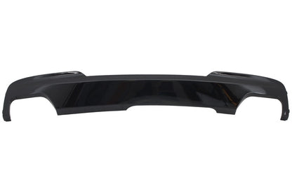 Rear Diffuser Brilliant Black 550i V8 LCI Square Tips Kit for BMW 5 Series F10 F11 (2011–2017)