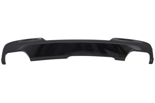 Rear Diffuser Brilliant Black 550i V8 LCI Square Tips Kit for BMW 5 Series F10 F11 (2011–2017)