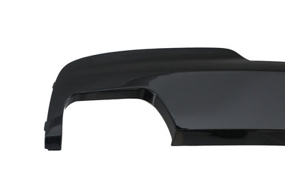 Rear Diffuser Brilliant Black 550i V8 LCI Square Tips Kit for BMW 5 Series F10 F11 (2011–2017)