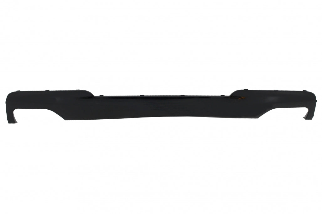 Rear Diffuser Brilliant Black with 550i V8 LCI Square Exhaust Tips for BMW 5 Series F10 F11 (2011–2017)