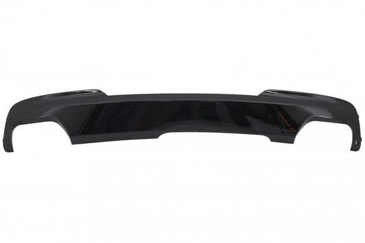 Rear Diffuser Brilliant Black with Sport 550i Exhaust Tips for BMW 5 Series F10 F11 (2011–2017)