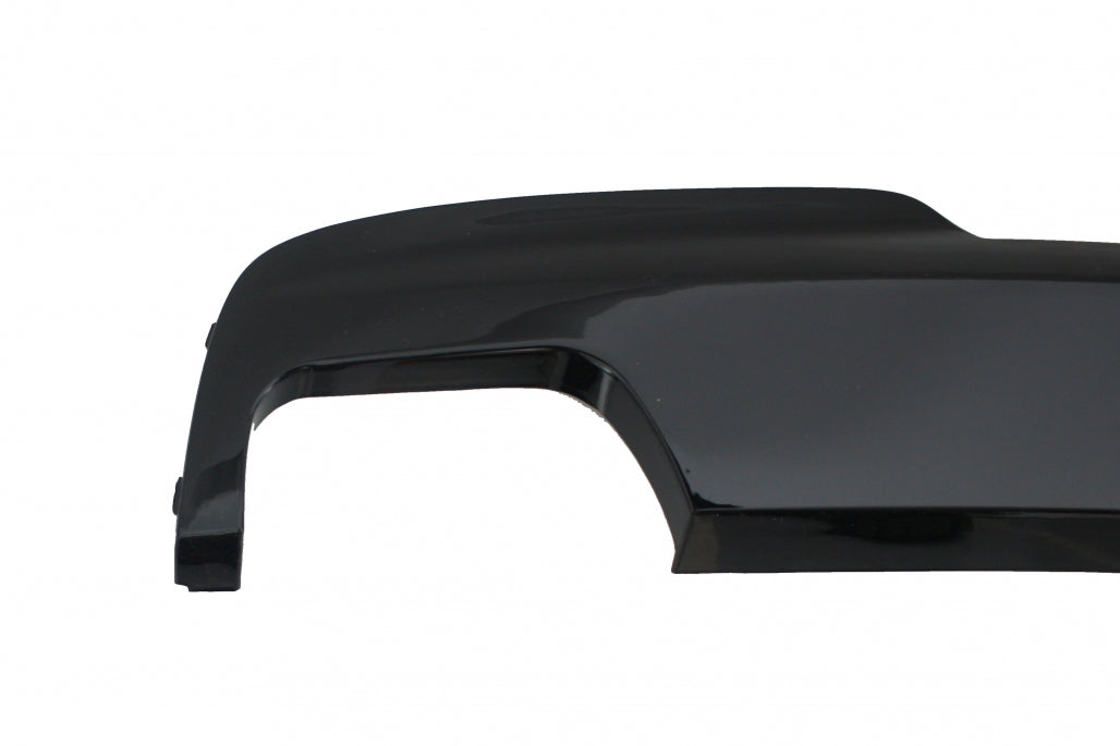 Rear Diffuser Brilliant Black with Sport 550i Exhaust Tips for BMW 5 Series F10 F11 (2011–2017)