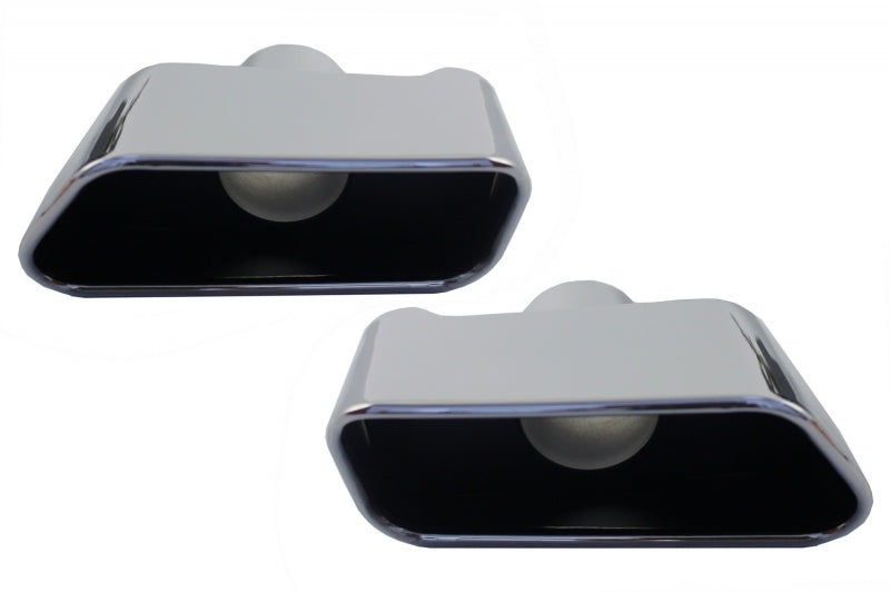 Rear Diffuser Brilliant Black with Sport 550i Exhaust Tips for BMW 5 Series F10 F11 (2011–2017)