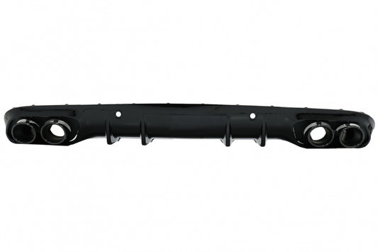 Rear Diffuser C43 Night Package with Black Tips for Mercedes C-Class C205 A205 (2014–2019)