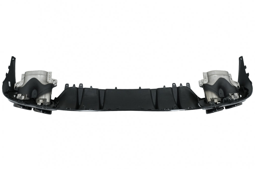 Rear Diffuser C43 Night Package with Black Tips for Mercedes C-Class C205 A205 (2014–2019)