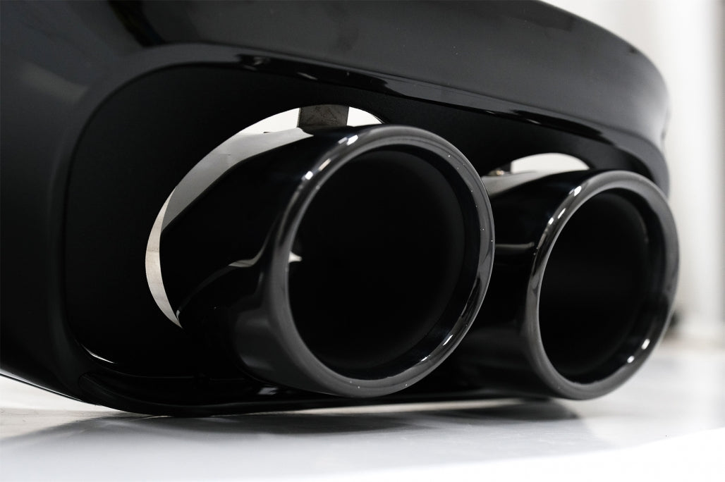 Rear Diffuser C43 Night Package with Black Tips for Mercedes C-Class C205 A205 (2014–2019)