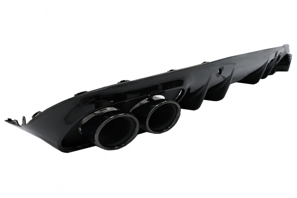 Rear Diffuser C43 Night Package with Black Tips for Mercedes C-Class C205 A205 (2014–2019)