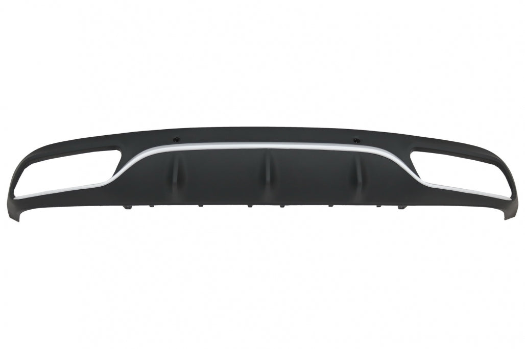 Rear Diffuser C63 Design Matte Black for Mercedes C-Class C205 A205 (2014–2019)