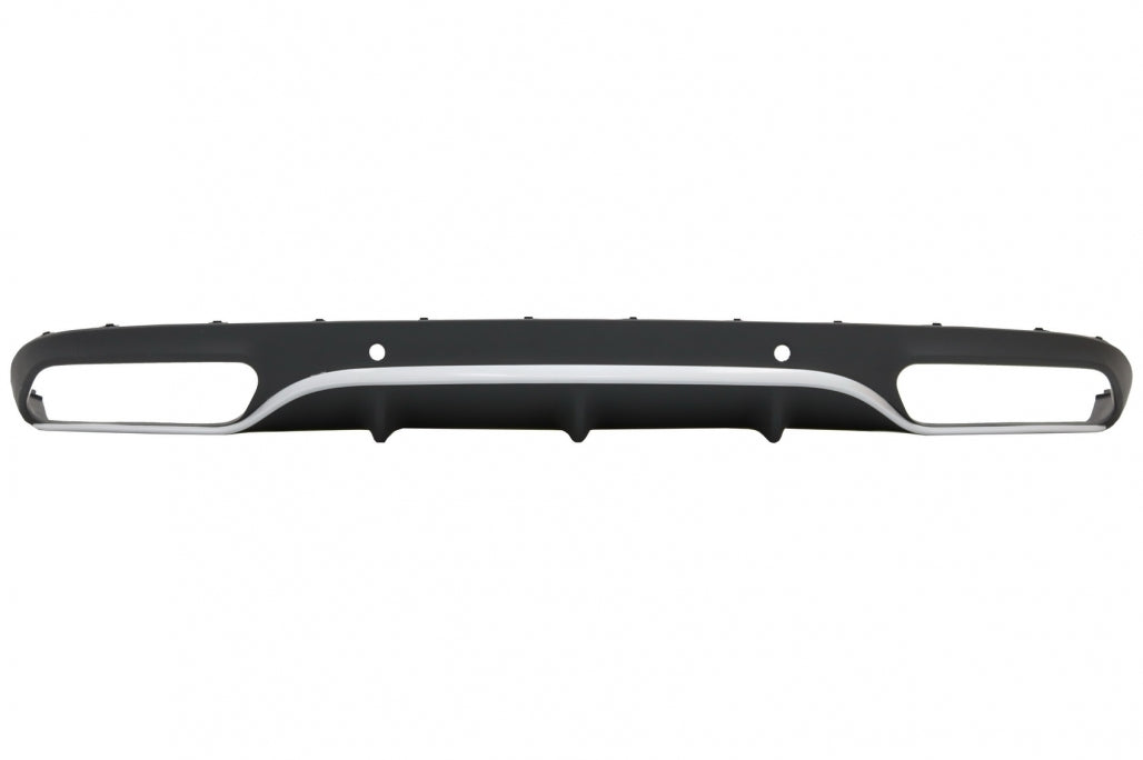 Rear Diffuser C63 Design Matte Black for Mercedes C-Class C205 A205 (2014–2019)