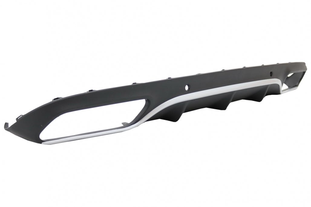 Rear Diffuser C63 Design Matte Black for Mercedes C-Class C205 A205 (2014–2019)