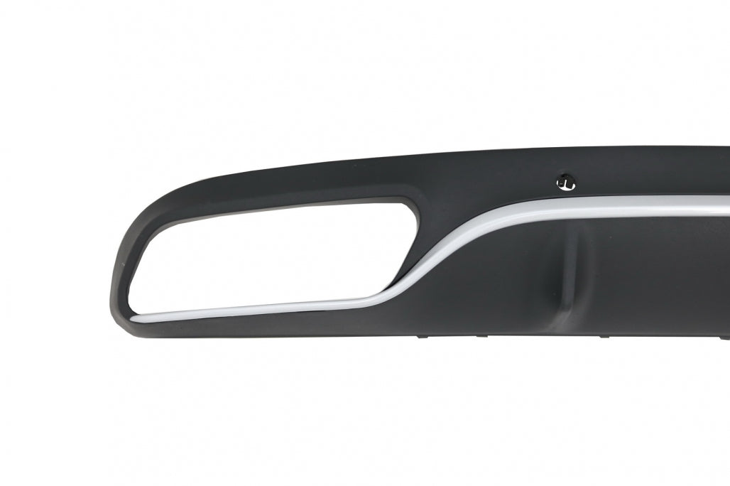 Rear Diffuser C63 Design Matte Black for Mercedes C-Class C205 A205 (2014–2019)