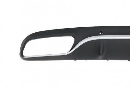 Rear Diffuser C63 Design Matte Black for Mercedes C-Class C205 A205 (2014–2019)