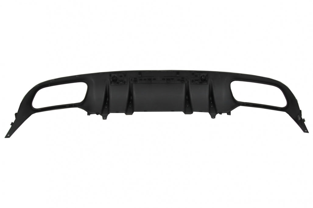 Rear Diffuser C63S Facelift Design with Silver Tips for Mercedes C-Class C205 A205 (2014–2019)