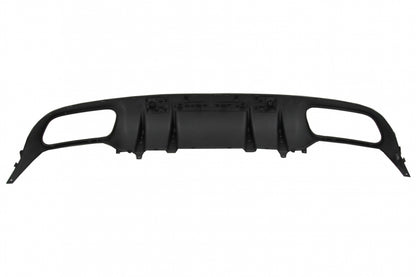 Rear Diffuser C63S Facelift Design with Silver Tips for Mercedes C-Class C205 A205 (2014–2019)