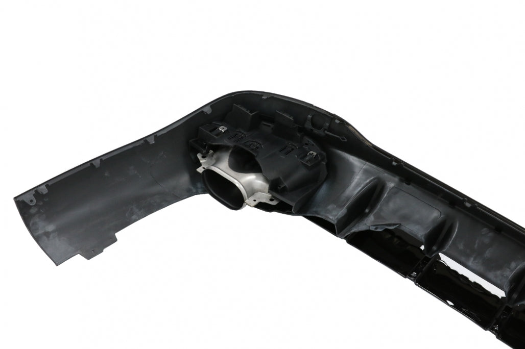 Rear Diffuser CLA45S Design with Chrome Exhaust Tips for Mercedes CLA C118 X118 Sport Line (2019–06.2025)