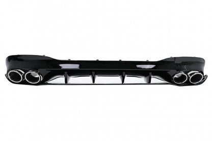 Rear Diffuser CLA45S Design with Exhaust Tips for Mercedes CLA C118 X118 Sport Line (2019–06.2025)