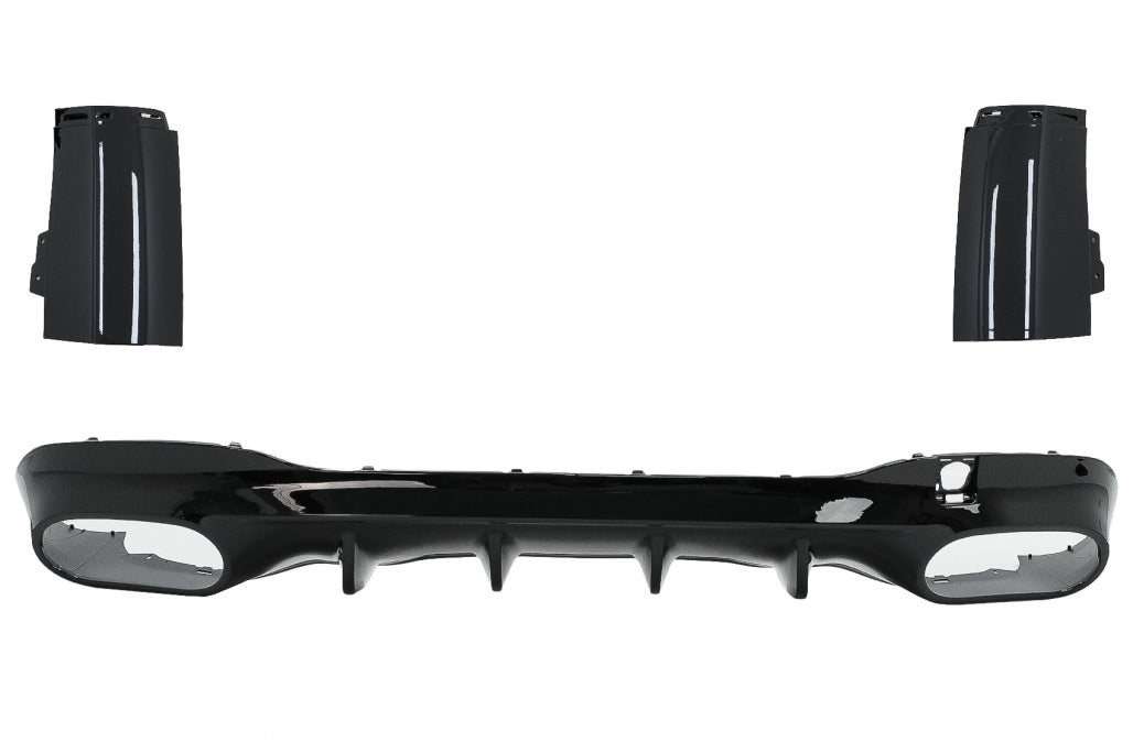 Rear Diffuser CLA45S Design with Exhaust Tips for Mercedes CLA C118 X118 Sport Line (2019–06.2025)