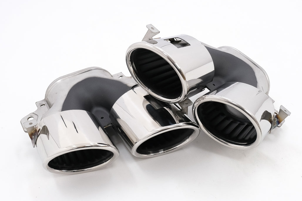 Rear Diffuser CLA45S Design with Exhaust Tips for Mercedes CLA C118 X118 Sport Line (2019–06.2025)