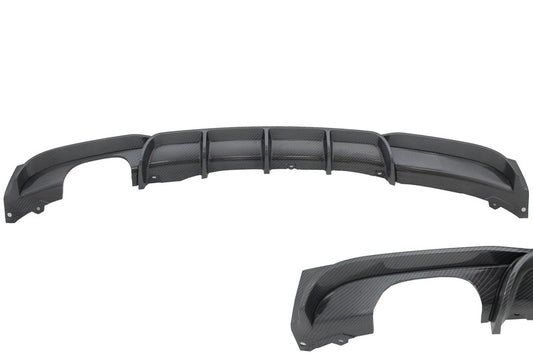 Rear Diffuser Carbon Look Left Outlet M Design for BMW 3 Series F30 F31 (2011–2019)