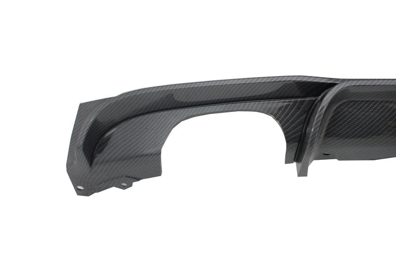 Rear Diffuser Carbon Look Left Outlet M Design for BMW 3 Series F30 F31 (2011–2019)