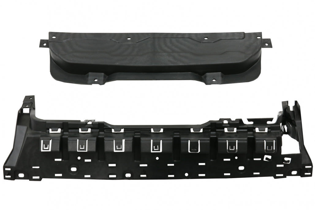 Rear Diffuser Double Outlet with Exhaust Tips Piano Black for BMW X4 G02 (2018-Up) M Sport