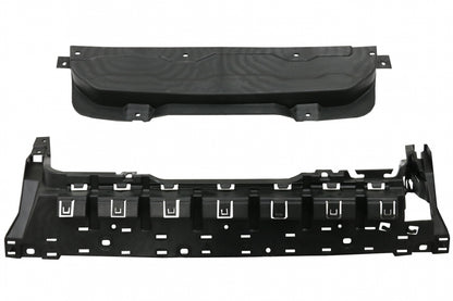 Rear Diffuser Double Outlet with Exhaust Tips Piano Black for BMW X4 G02 (2018-Up) M Sport