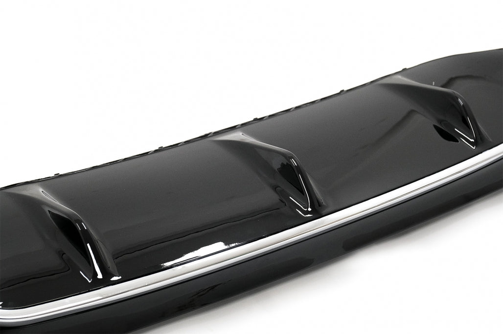 Rear Diffuser E63 Design Chrome Edition for Mercedes E-Class W213 Sport Line (2016–2019)
