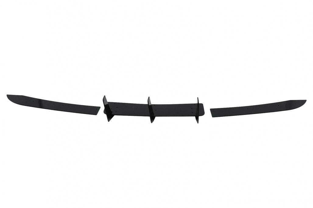 Rear Diffuser Extension Piano Black for Mercedes C-Class W204 C204 Facelift (2012–2014)