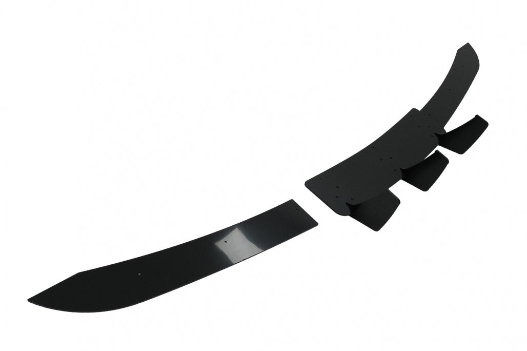 Rear Diffuser Extension Piano Black for Mercedes C-Class W204 C204 Facelift (2012–2014)
