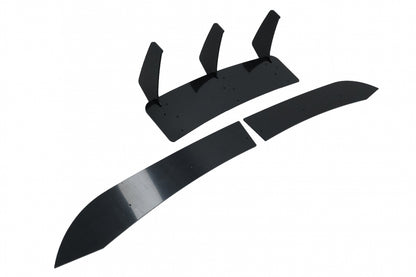 Rear Diffuser Extension Piano Black for Mercedes C-Class W204 C204 Facelift (2012–2014)