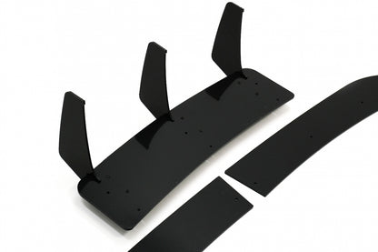 Rear Diffuser Extension Piano Black for Mercedes C-Class W204 C204 Facelift (2012–2014)