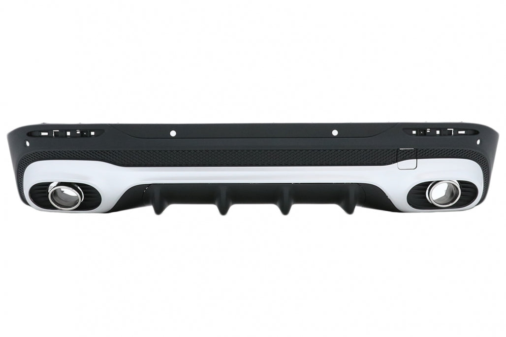 Rear Diffuser GLB 35 Design with Chrome Exhaust Tips for Mercedes GLB X247 SUV (2020–Up)