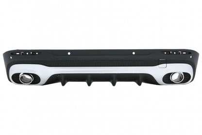 Rear Diffuser GLB 35 Design with Chrome Exhaust Tips for Mercedes GLB X247 SUV (2020–Up)