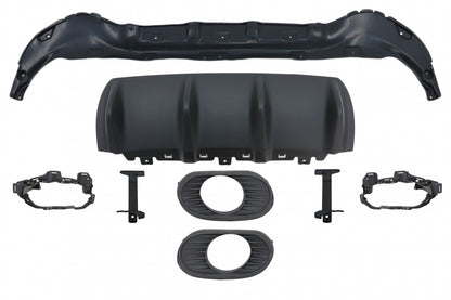 Rear Diffuser GLB 35 Design with Chrome Exhaust Tips for Mercedes GLB X247 SUV (2020–Up)