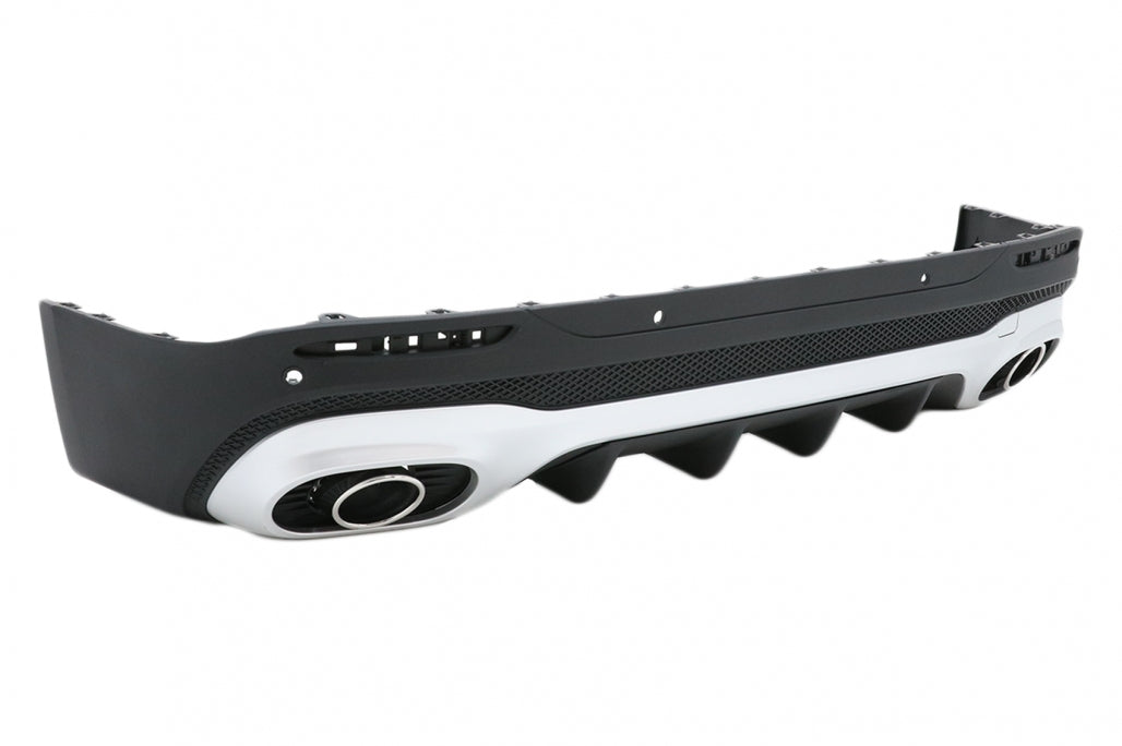 Rear Diffuser GLB 35 Design with Chrome Exhaust Tips for Mercedes GLB X247 SUV (2020–Up)
