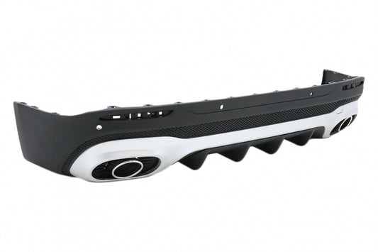 Rear Diffuser GLB 35 Design with Chrome Exhaust Tips for Mercedes GLB X247 SUV (2020–Up)