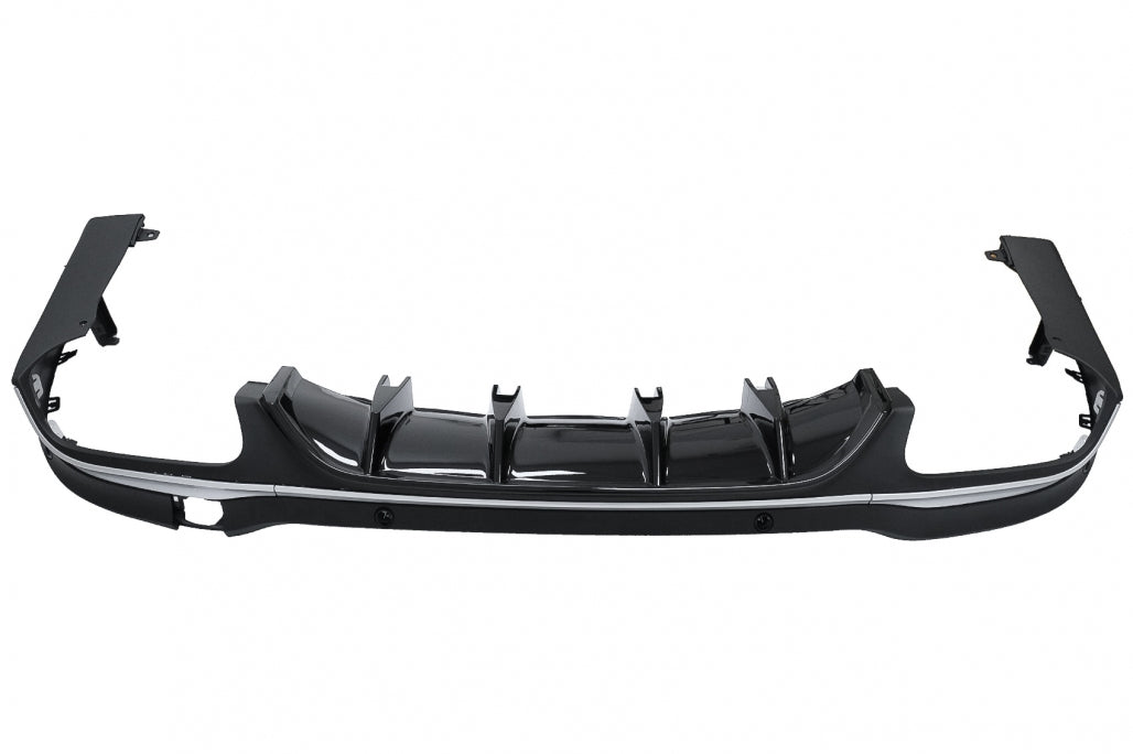 Rear Diffuser GLC43 Design with Silver Exhaust Tips for Mercedes GLC SUV X253 Facelift (2020–Up)