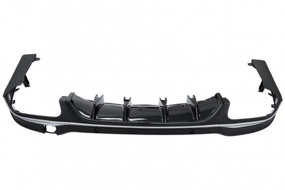 Rear Diffuser GLC43 Design with Silver Exhaust Tips for Mercedes GLC SUV X253 Facelift (2020–Up)