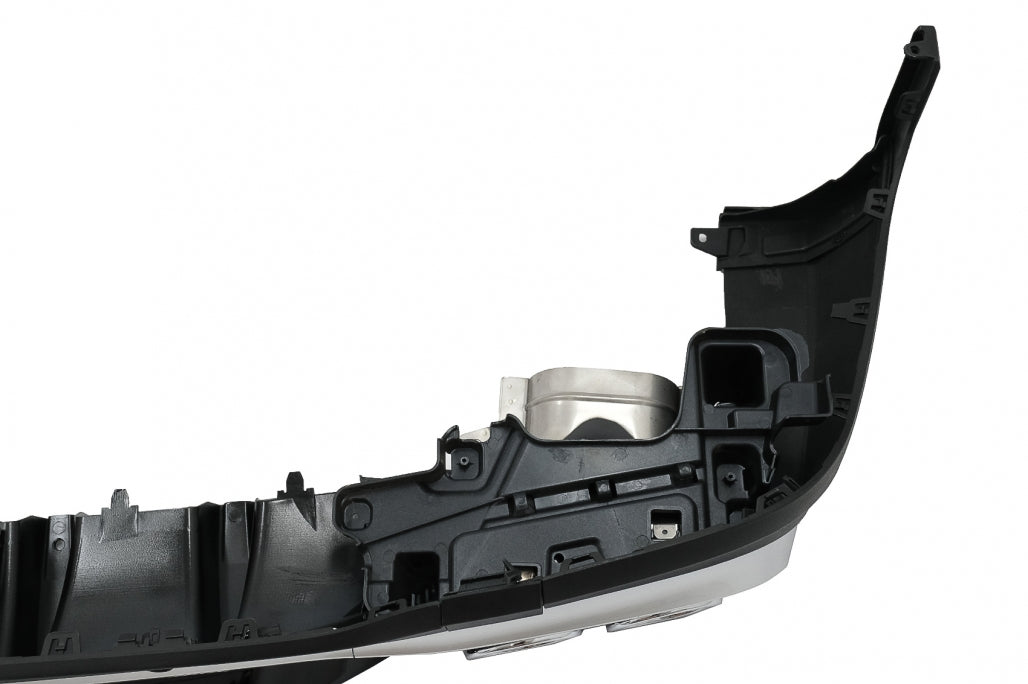 Rear Diffuser GLC43 Design with Silver Exhaust Tips for Mercedes GLC SUV X253 Facelift (2020–Up)