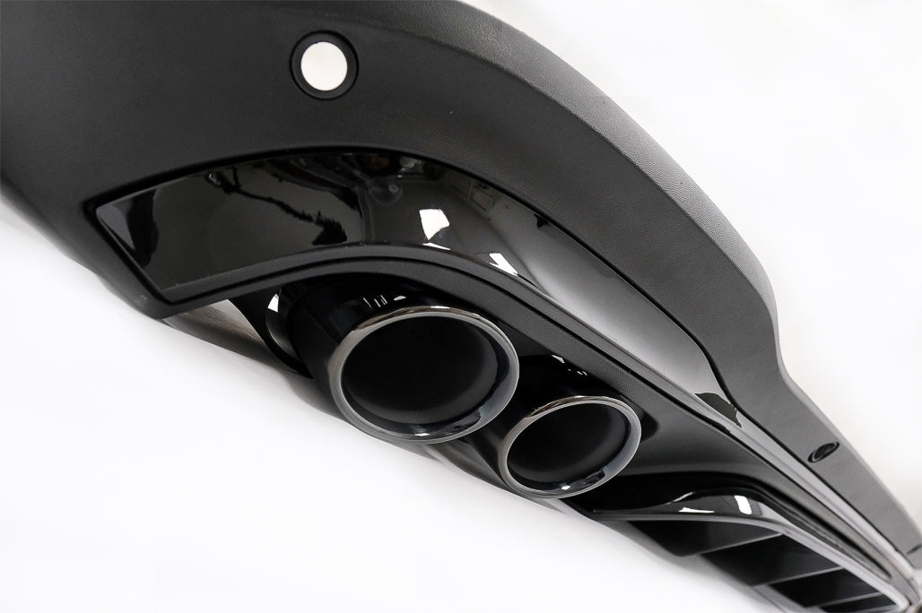Rear Diffuser GLC43 Night Package Design with Exhaust Tips for Mercedes GLC SUV X253 Facelift (2020–Up)