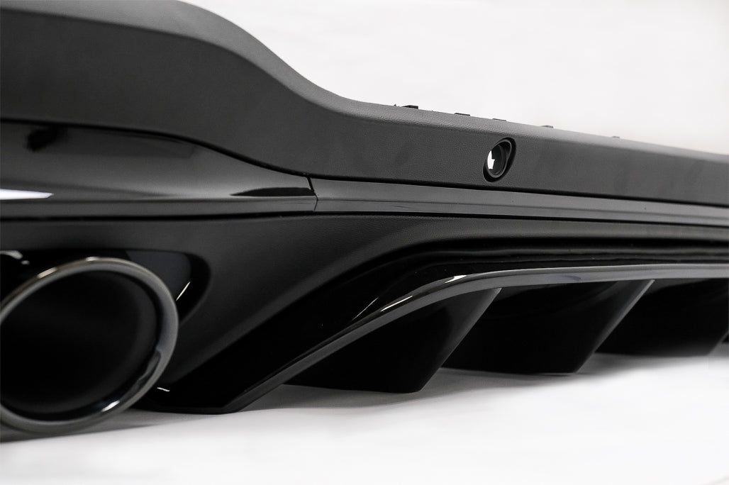 Rear Diffuser GLC43 Night Package Design with Exhaust Tips for Mercedes GLC SUV X253 Facelift (2020–Up)